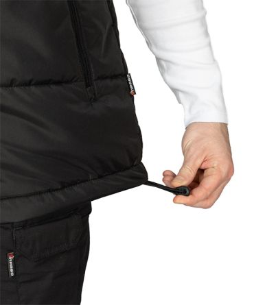 Жилет рабочий утепленный "Кама" черный фото 19