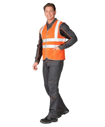 Жилет сигнальный Спектр Лайт СД 3 оранжевый фото 3