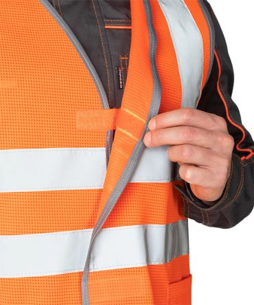 Жилет сигнальный Спектр Лайт СД 3 оранжевый фото 6